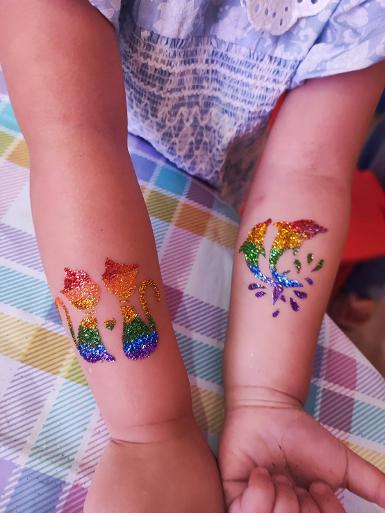 กลิตเตอร์แทททู(์Glitter Tattoo)